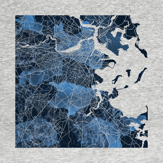 Boston Map by polliadesign